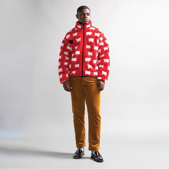 Warm & Wonderful Black Sheep Fleece Sherpa Jacket Diana Red SZXXL - Picture 1 of 15